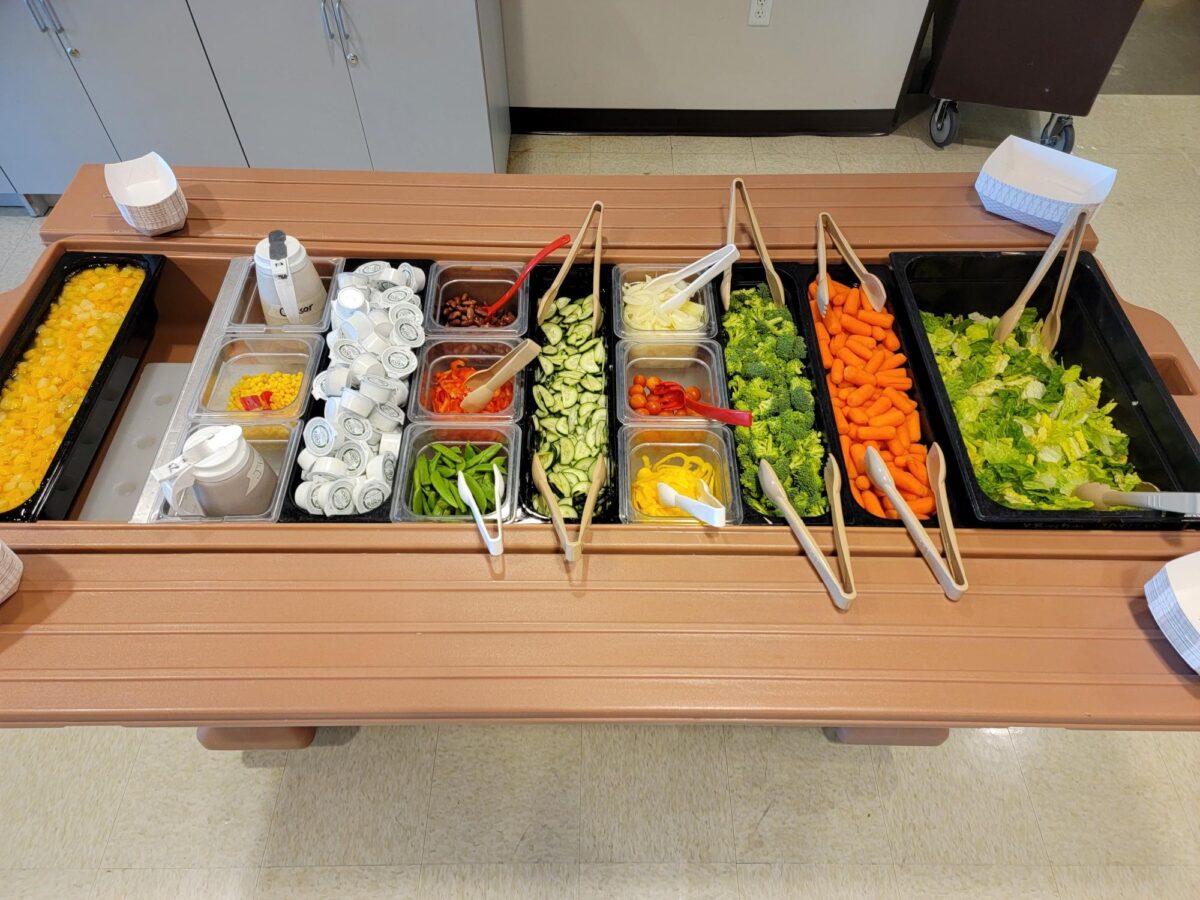 salad bar food orders